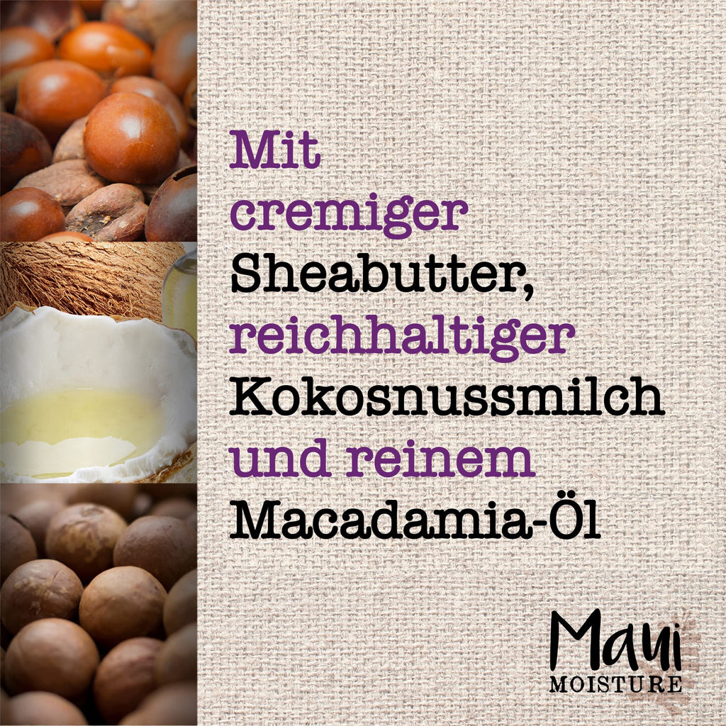 Maui Moisture Shea Butter Hair Mask for Dry, Damaged Hair – 340g