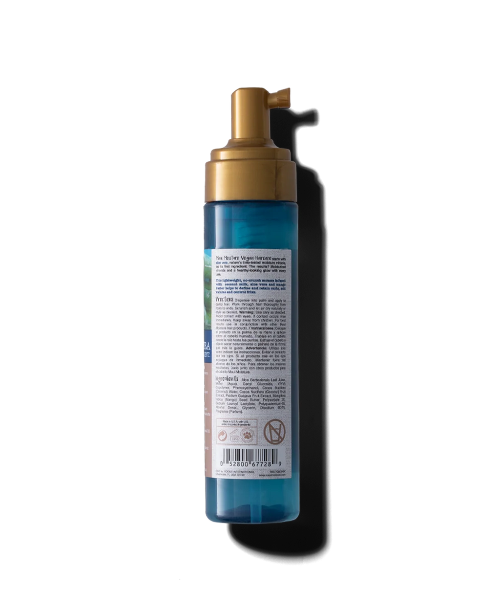 Maui Moisture Flexible Hold + Coconut Milk Curl Foam Mousse Lightweight Definition for Curls 251 ml/8.5 oz