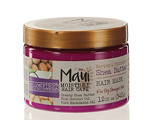 Maui Moisture Shea Butter Hair Mask for Dry, Damaged Hair – 340g