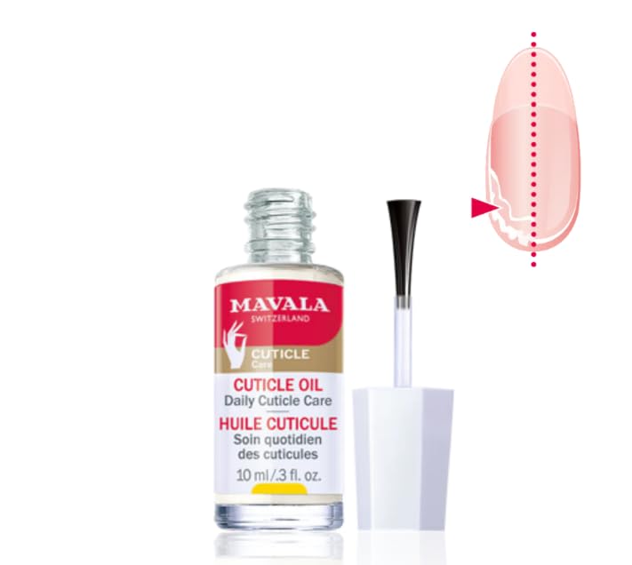 MAVALA Cuticle Oil Nail Care | Sulfate & Paraben Free Moisturizer for Soft Cuticles & Healthy Nail Appearance | 0.3 oz