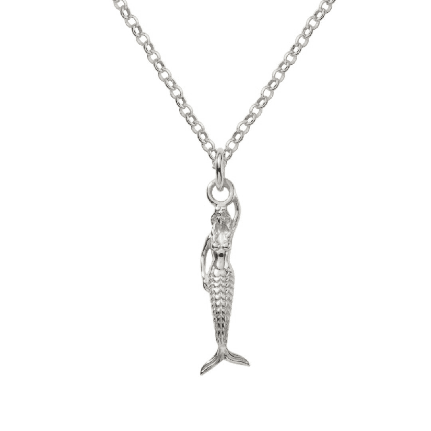Maxi Mermaid Silver Necklace - Zennor