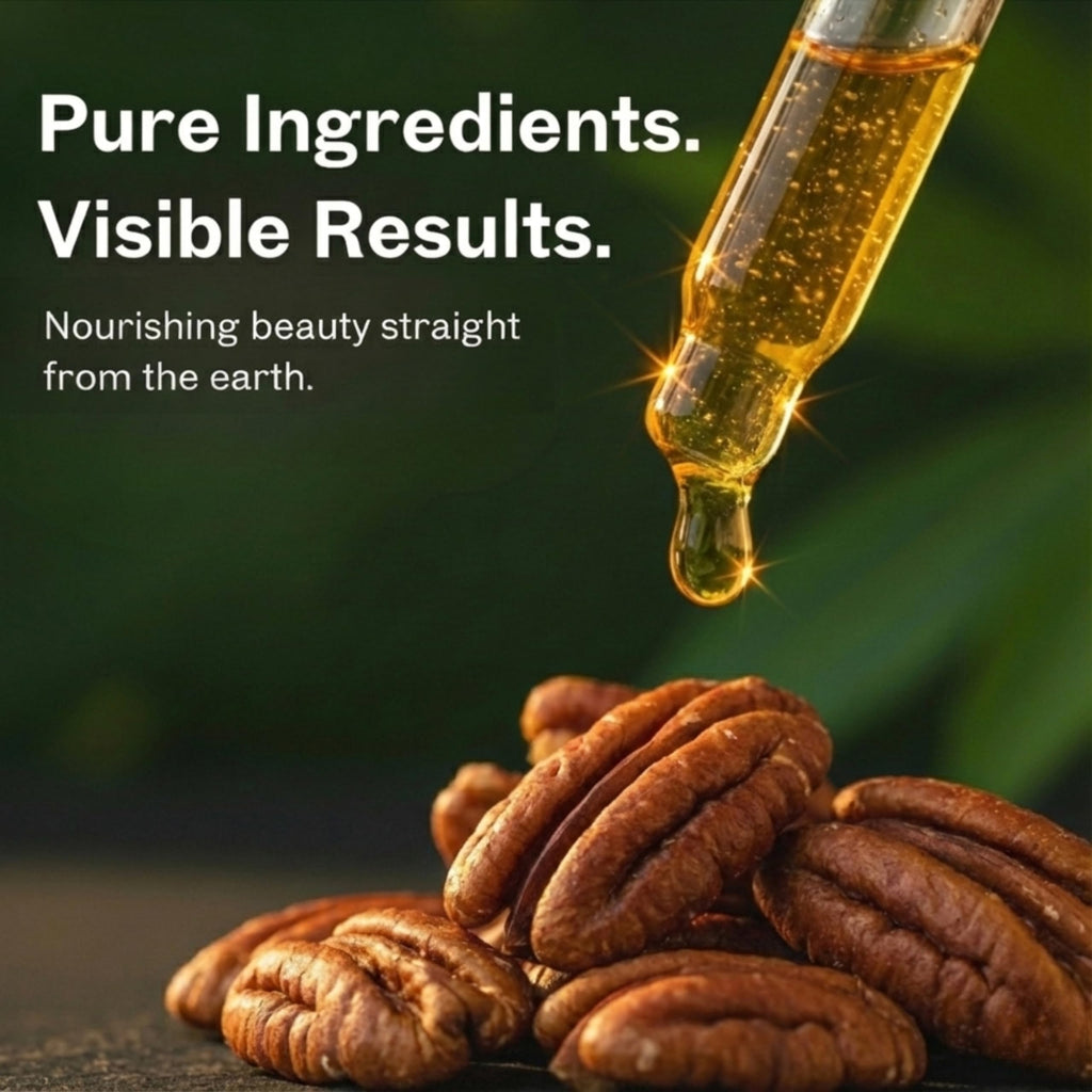 Mayan's Secret Pecan Oil – Lightweight Facial Oil for Hydration, Gua Sha & Dermaplaning (4 oz)