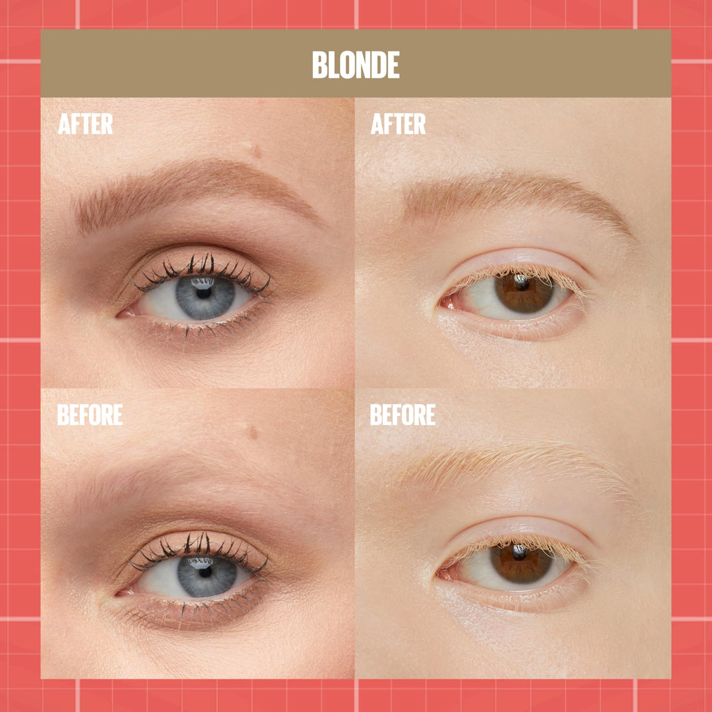 Maybelline Build-A-Brow 2-in-1 Brow Pen + Sealing Gel | Fuller, Real-Looking Brows – Blonde