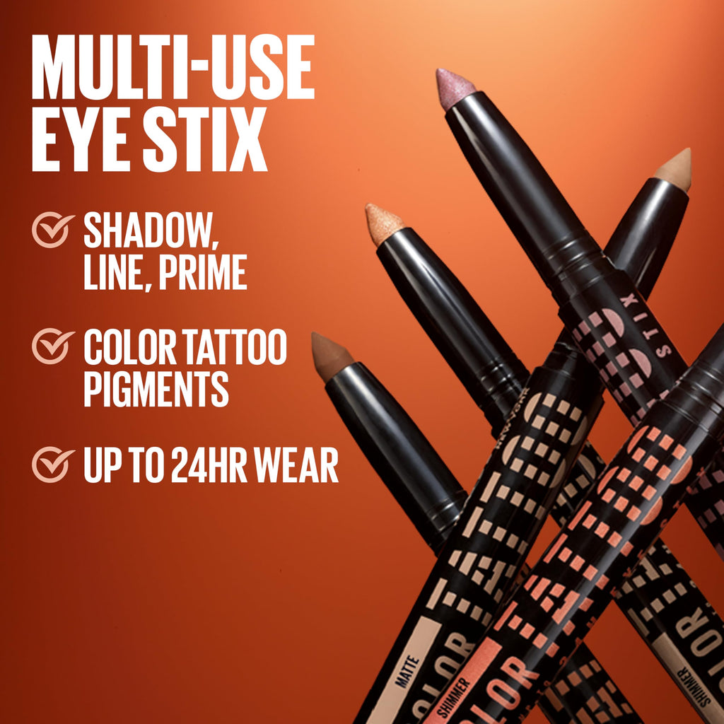 Maybelline Color Tattoo Eye Stix 4 in 1 Longwear Shadow Liner Primer I Am Cozy Matte Taupe