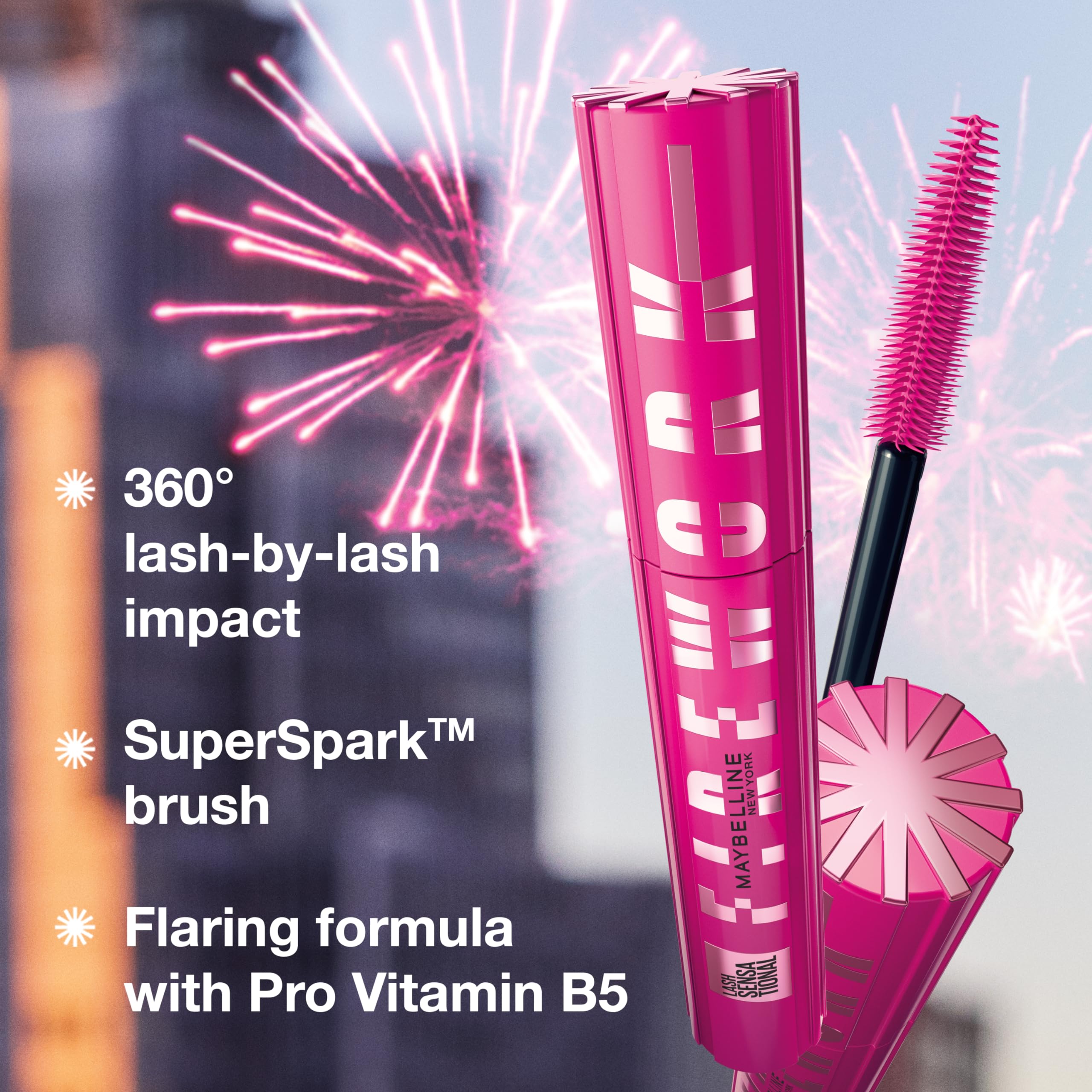 Maybelline Lash Sensational Firework Mascara – 24HR Length & Volume