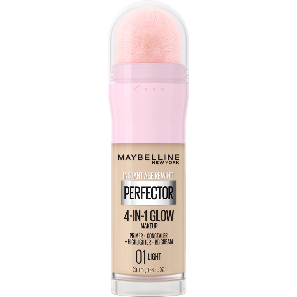 Maybelline New York Instant Age Rewind Glow 4-in-1 Makeup – Light