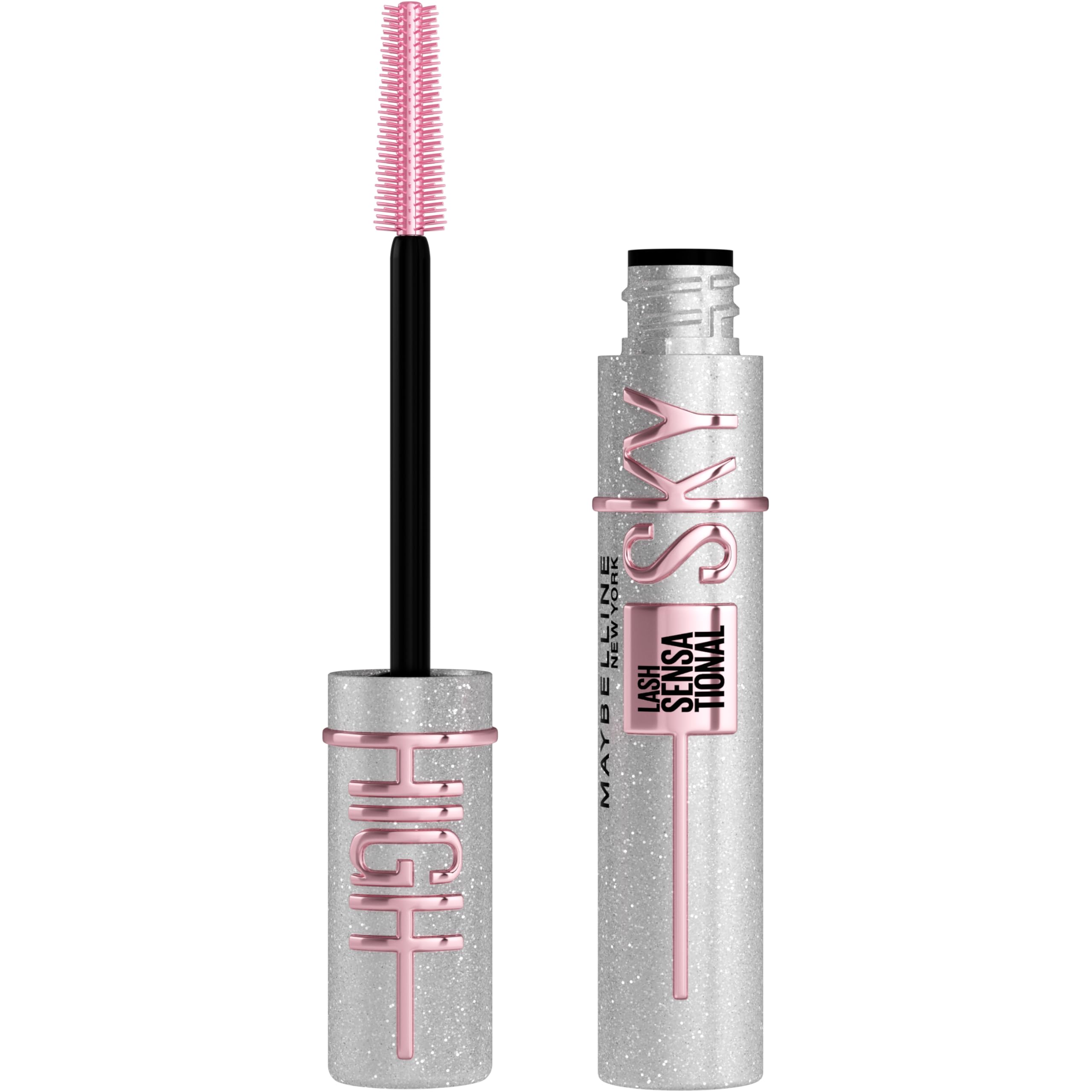 Maybelline Lash Sensational Sky High Glitter Mascara – Space Diamond Finish for Lashes & Brows