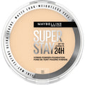 Maybelline Super Stay Hybrid Powder Foundation – Matte Finish, Up to 24HR Wear, Medium-to-Full Coverage (118)