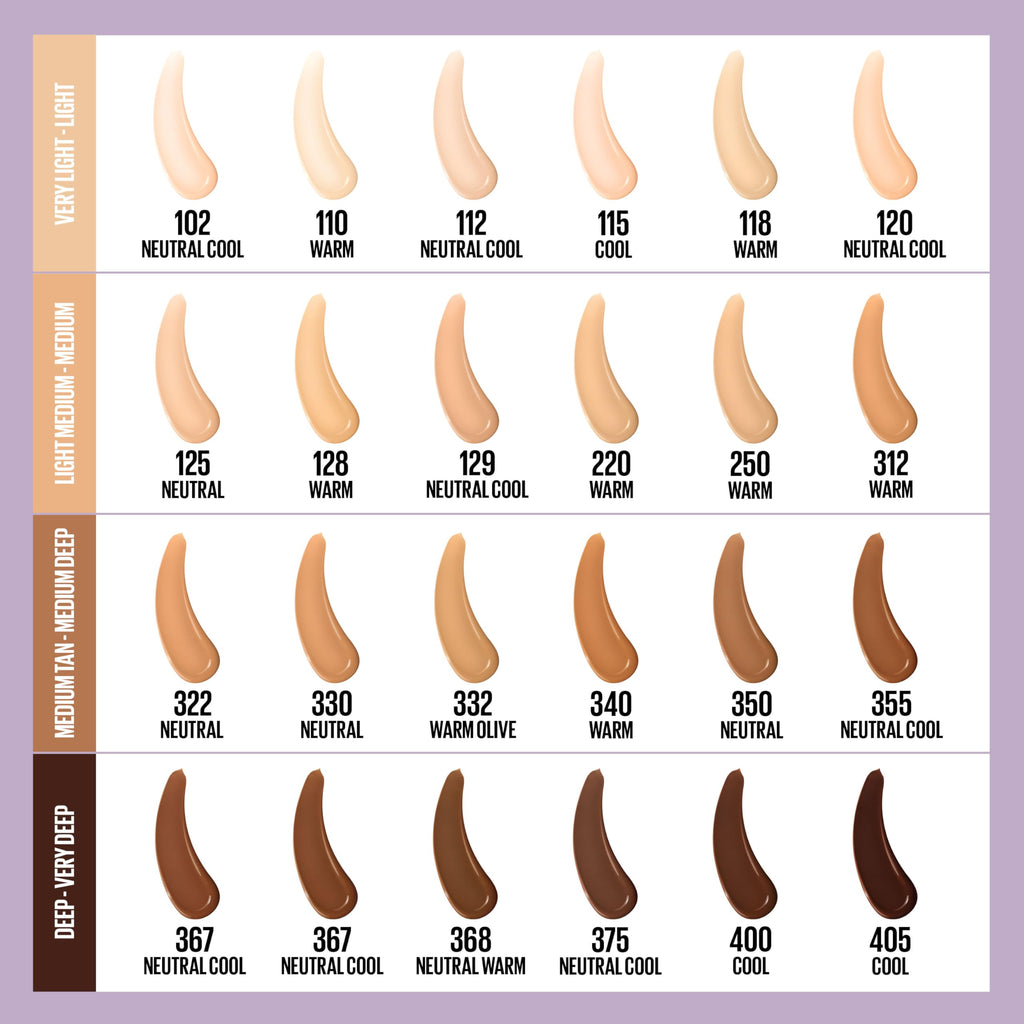 Maybelline Super Stay Lumi-Matte Foundation – Up To 30HR Wear, Lightweight Buildable Coverage