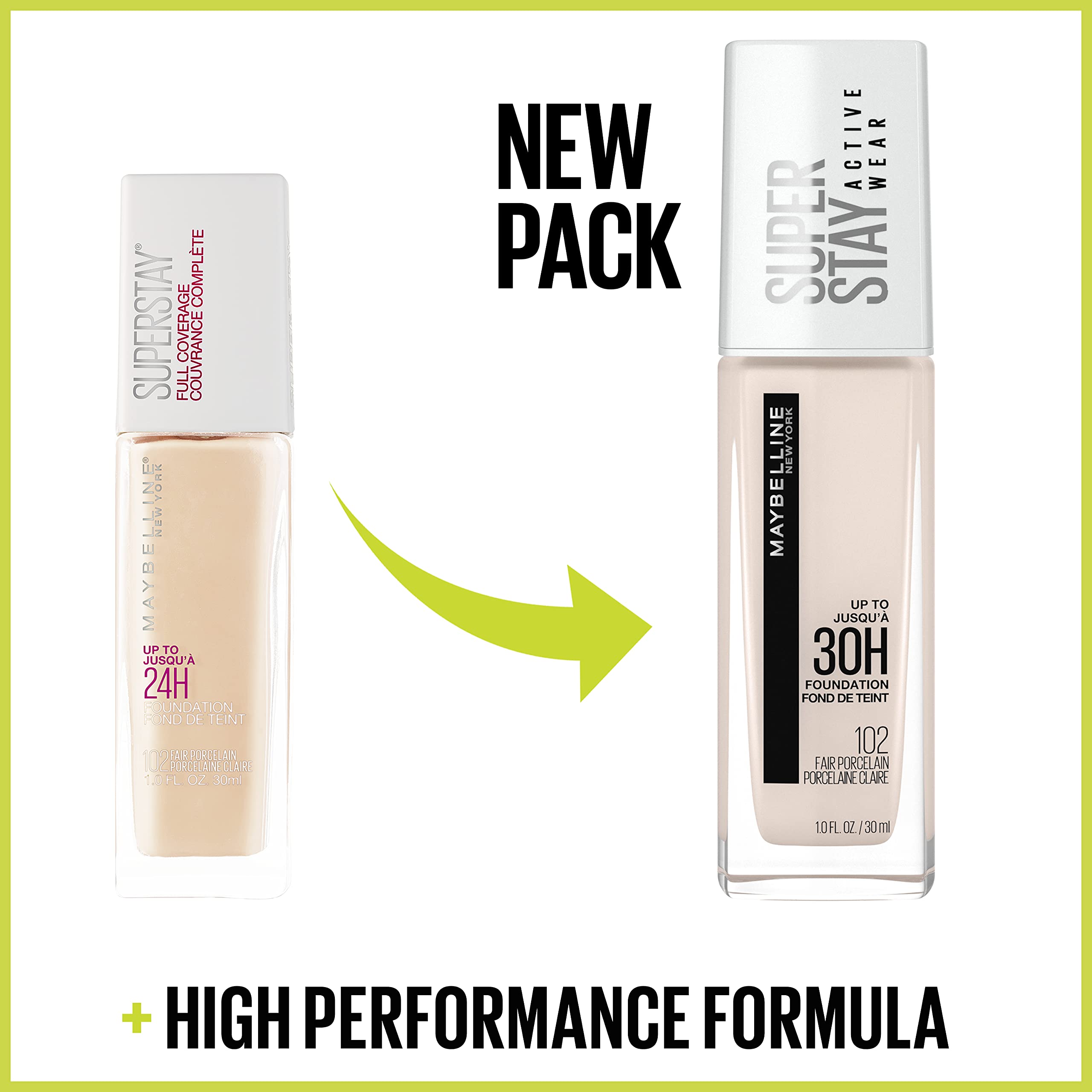Maybelline Super Stay Full Coverage Foundation – Up to 30HR Matte, Transfer & Sweat Resistant