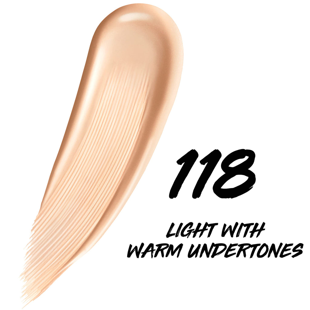 Maybelline Super Stay Skin Tint – 24HR Wear, Vitamin C, Radiant Light-to-Medium Coverage (Shade 118)