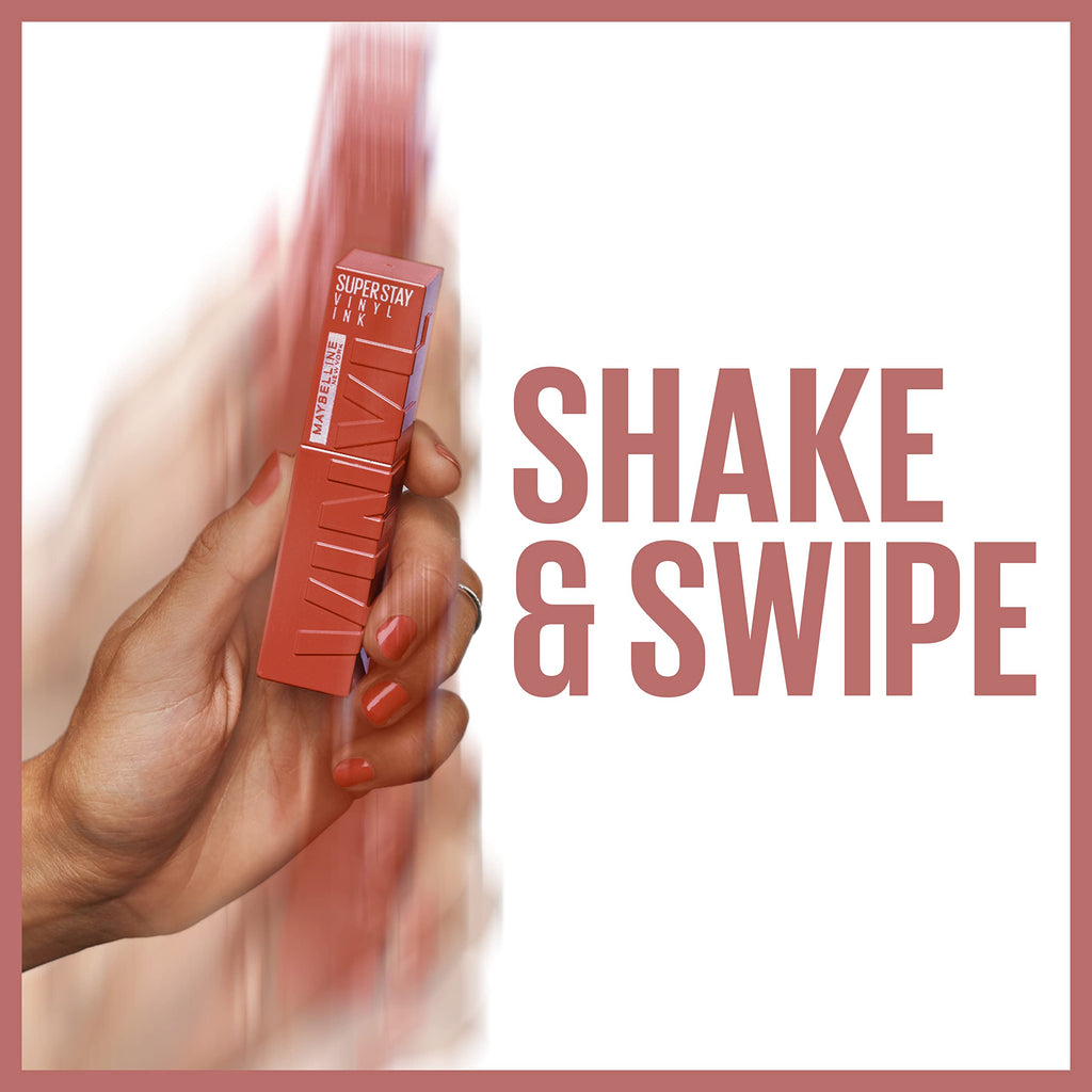 Maybelline Super Stay Vinyl Ink Lipcolor — 16HR No-Budge Shine, 20 Shades