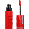 Maybelline Super Stay Vinyl Ink Longwear Lip Color – Fire Engine Red, 0.14 fl oz
