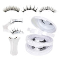 Mayhug Magnetic Eyelashes 3 Pairs Kit – Glue-Free, Reusable, Easy Applicator
