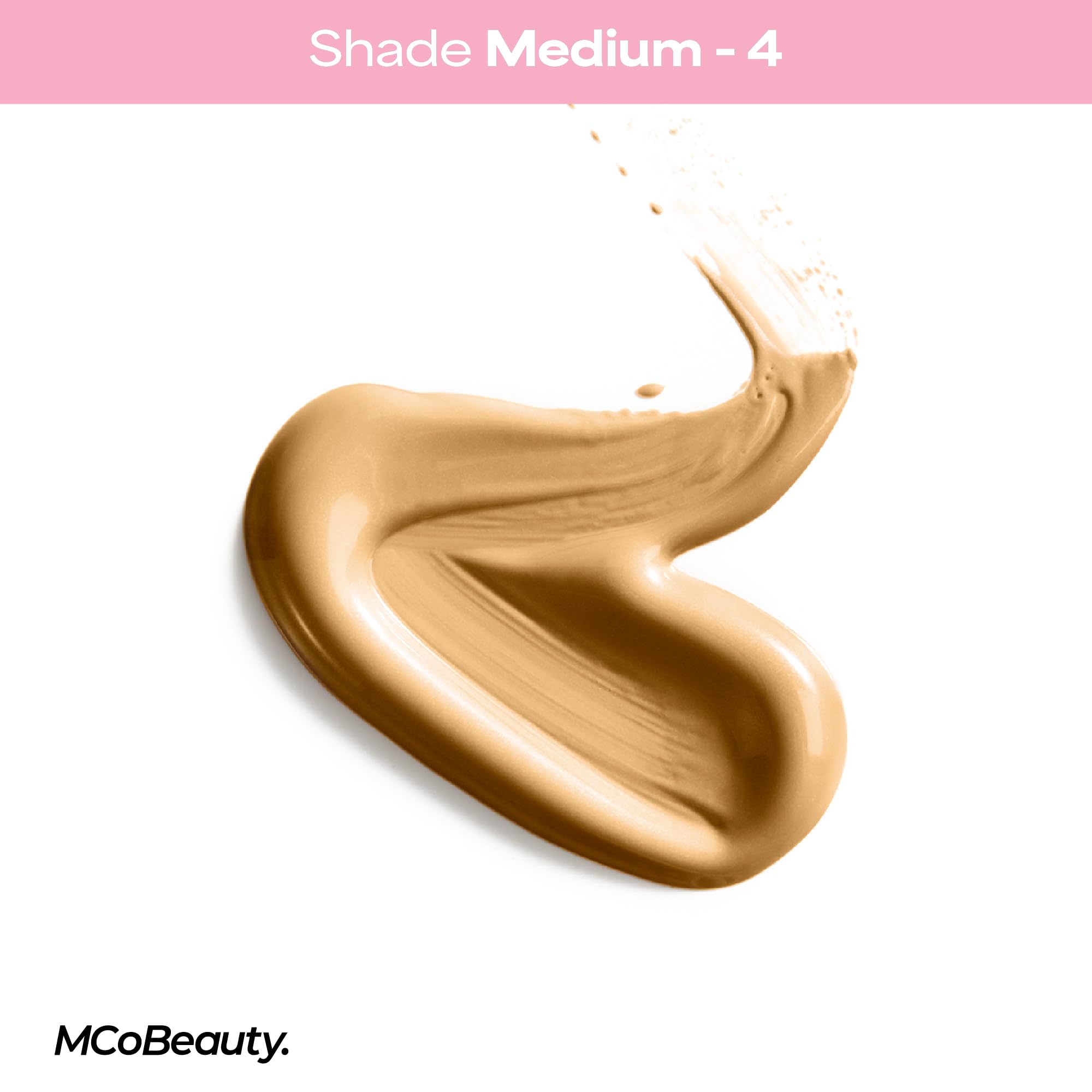 MCoBeauty Flawless Glow Luminous Skin Filter - 4 Medium | 4-in-1 Primer, Foundation Booster & Highlighter