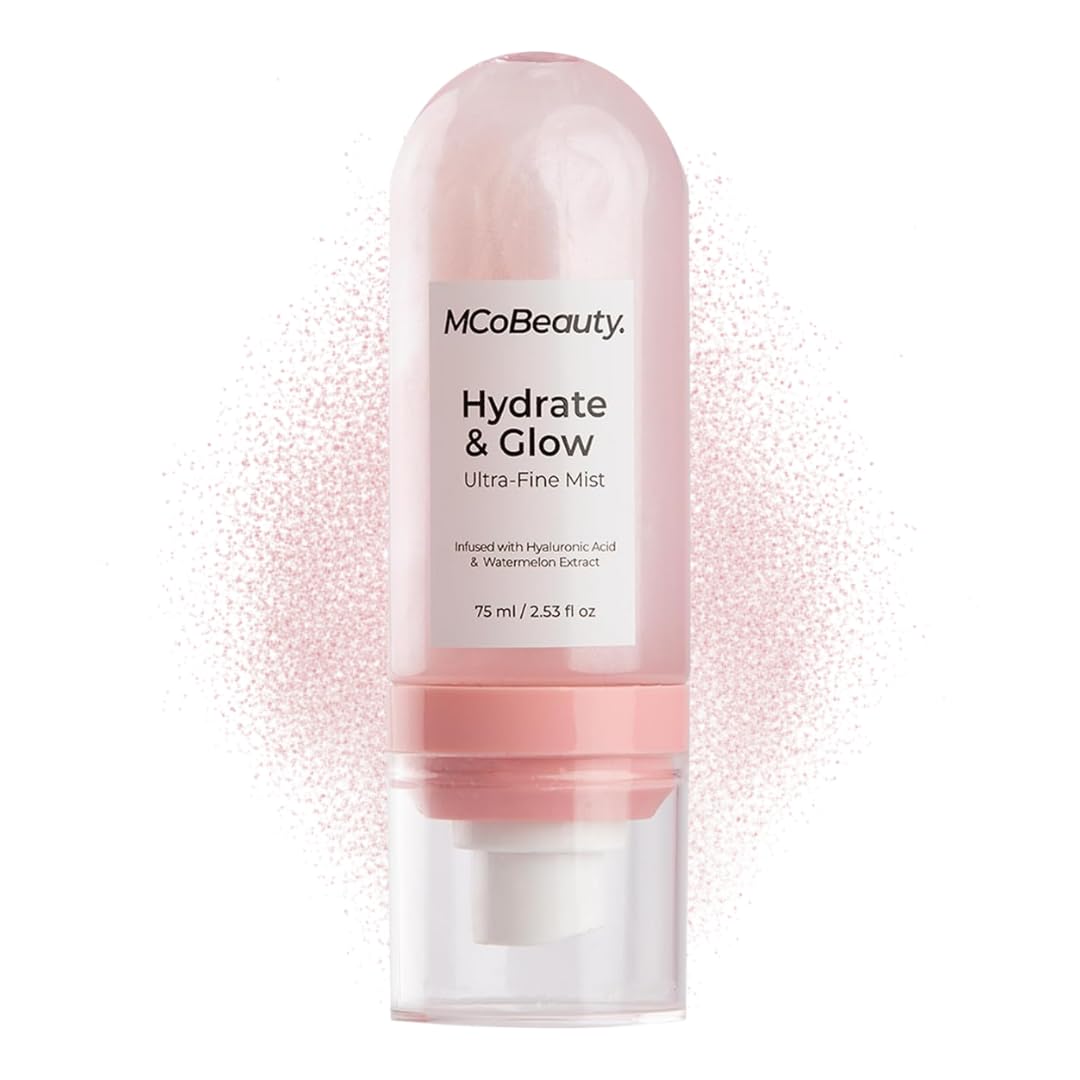 MCoBeauty Hydrate & Glow Ultra Fine Mist – Watermelon Scent, Aloe Vera & Hyaluronic Acid, 90ml