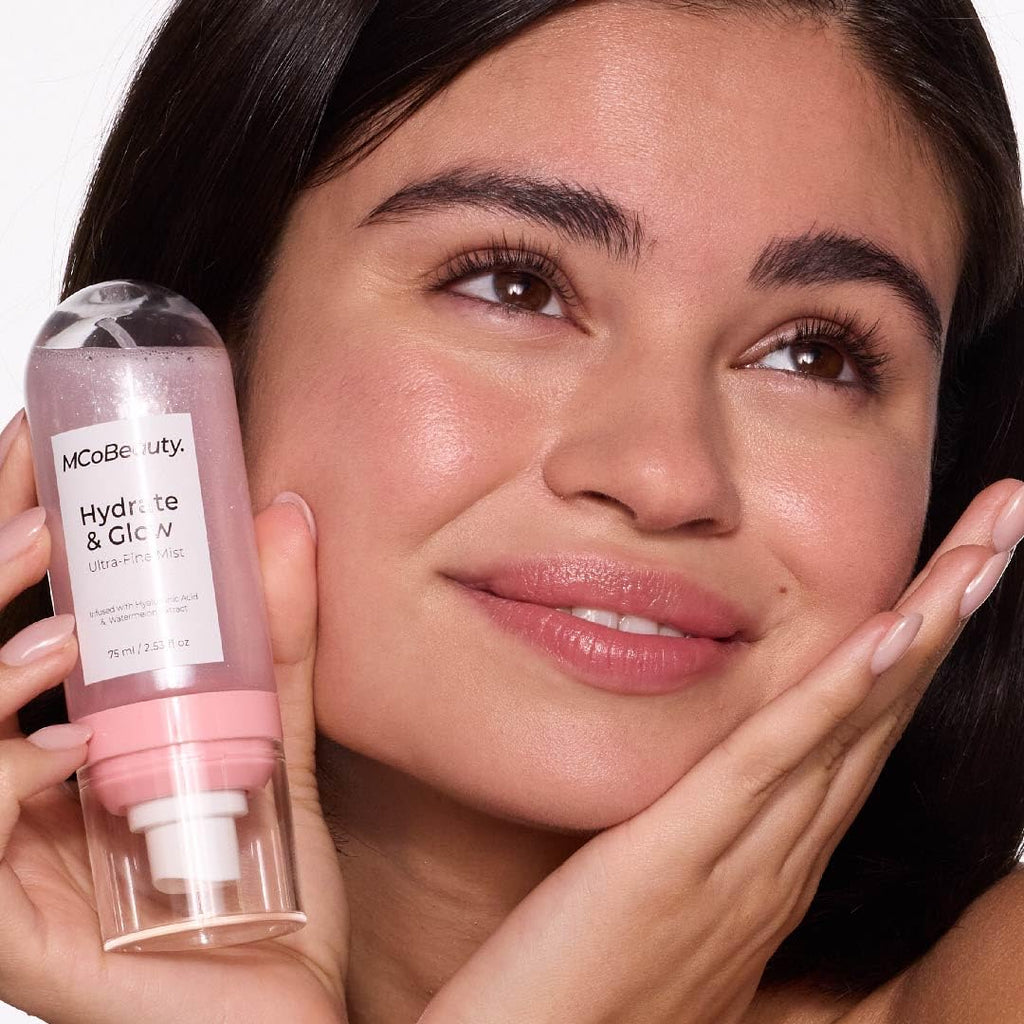 MCoBeauty Hydrate & Glow Ultra Fine Mist – Watermelon Scent, Aloe Vera & Hyaluronic Acid, 90ml