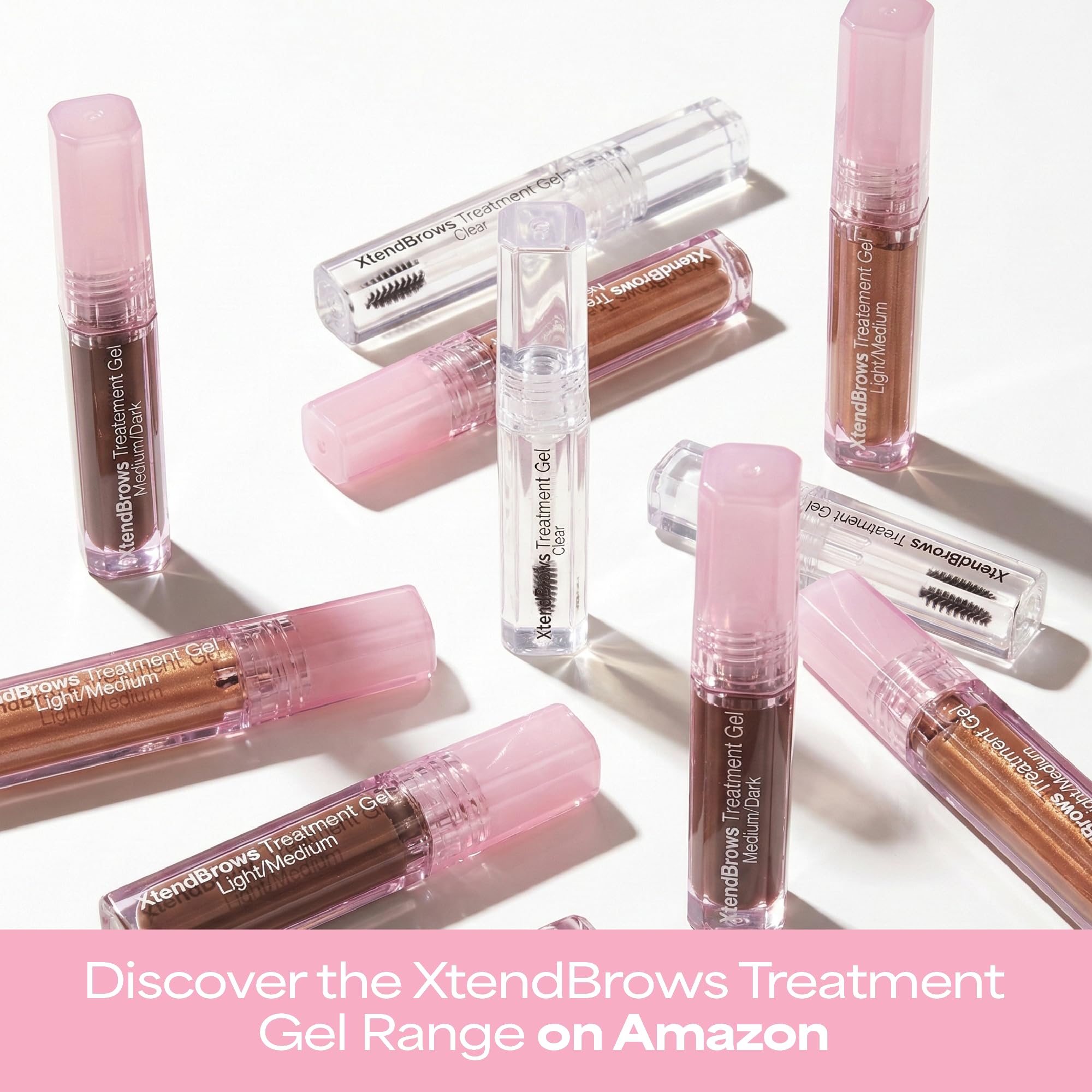 MCoBeauty XtendBrows Treatment Gel – Clear Shade | Fuller, Volumized Brows with Pro-Vitamin B5