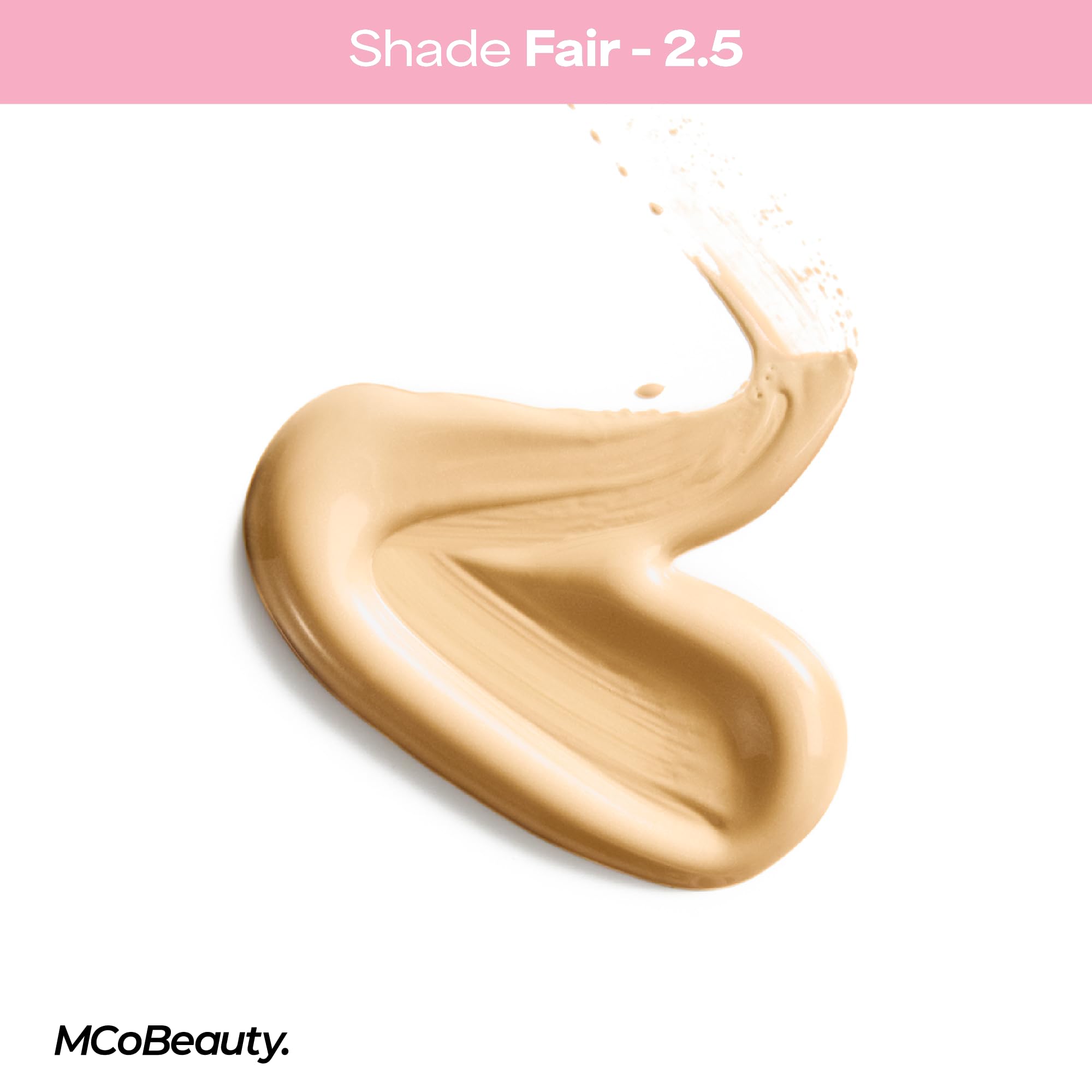 MCoBeauty Flawless Glow Luminous Skin Filter – 2.5 Fair | 4-in-1 Primer, Foundation Booster & Highlighter