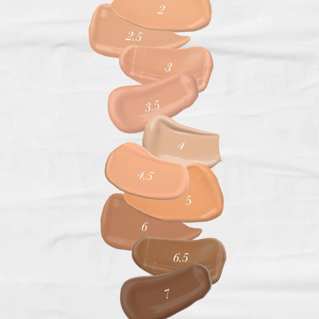 MCoBeauty Flawless Glow Luminous Skin Filter – 2.5 Fair | 4-in-1 Primer, Foundation Booster & Highlighter