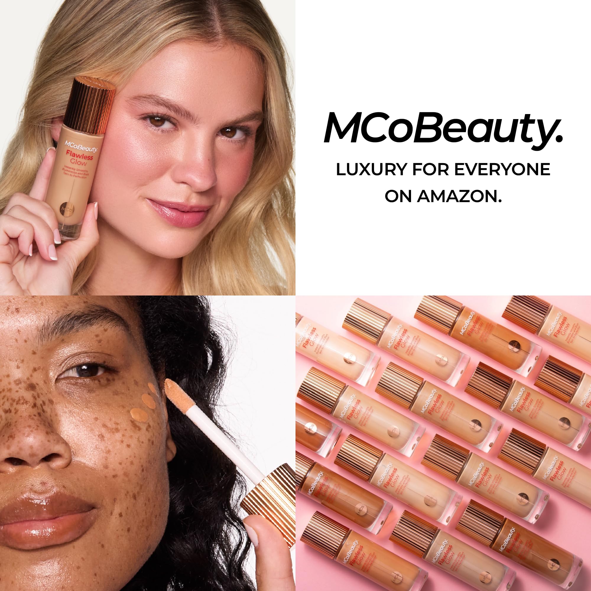 MCoBeauty Flawless Glow Luminous Skin Filter 7 Warm Honey - 4-in-1 Primer, Foundation Booster & Highlighter