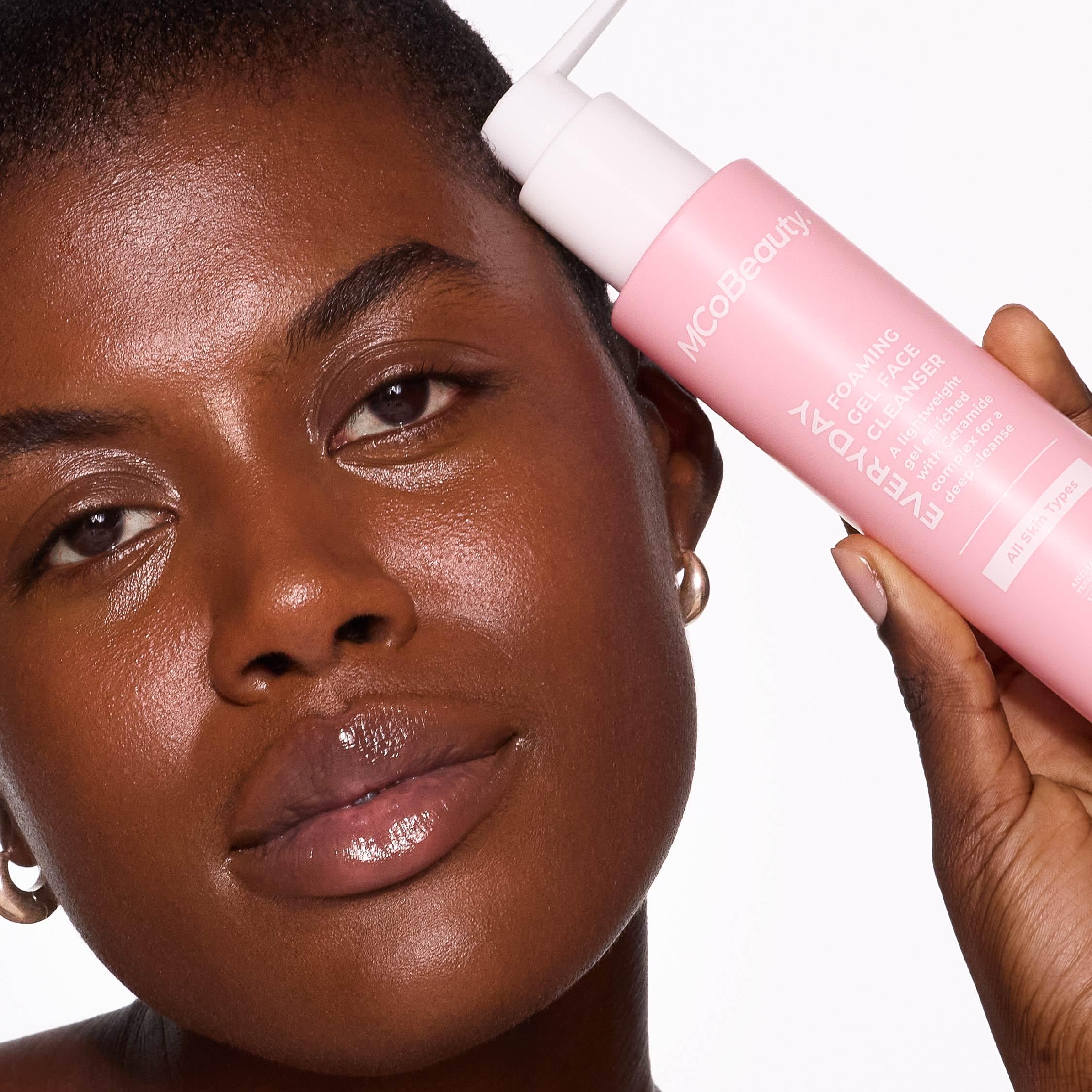 MCoBeauty Everyday Gentle Foaming Cleanser - Soothing, pH-Balanced Face Wash for All Skin Types