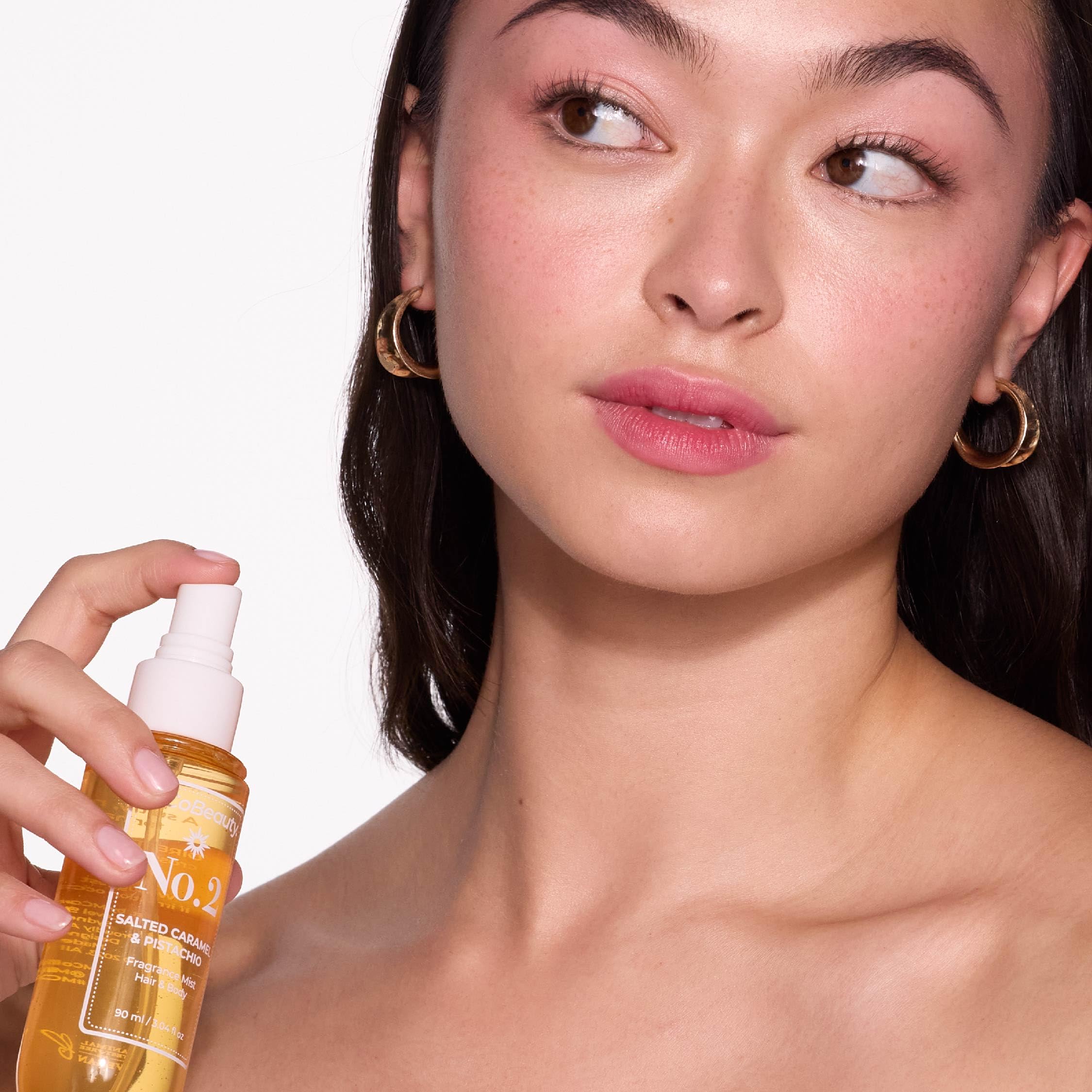 MCoBeauty Fragrance Mist No.1 | Light Hair & Body Spray with Plum, Vanilla & Musk - 90ml