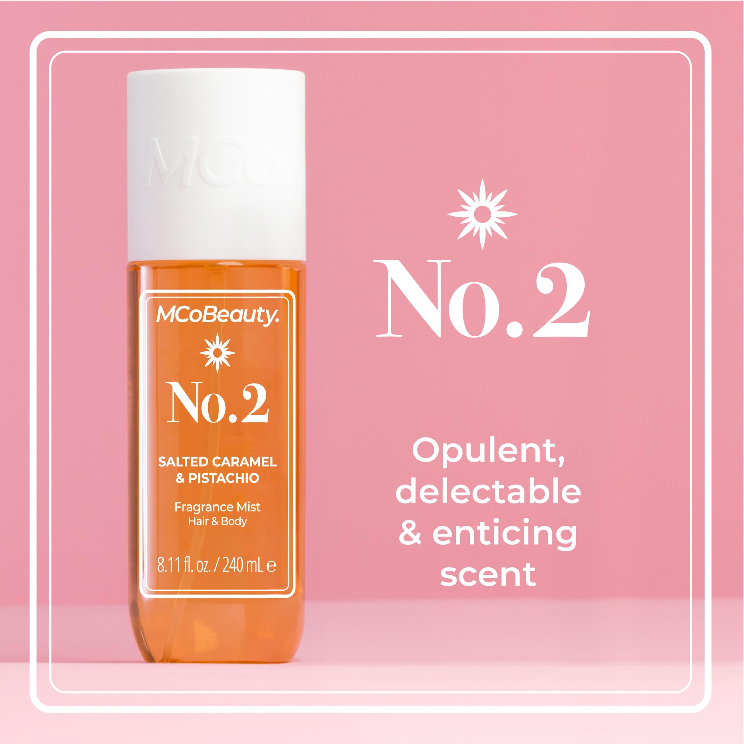 MCoBeauty Fragrance Mist No.2 – Light Body & Hair Perfume (Pistachio, Vanilla & Sandalwood) – 90ml