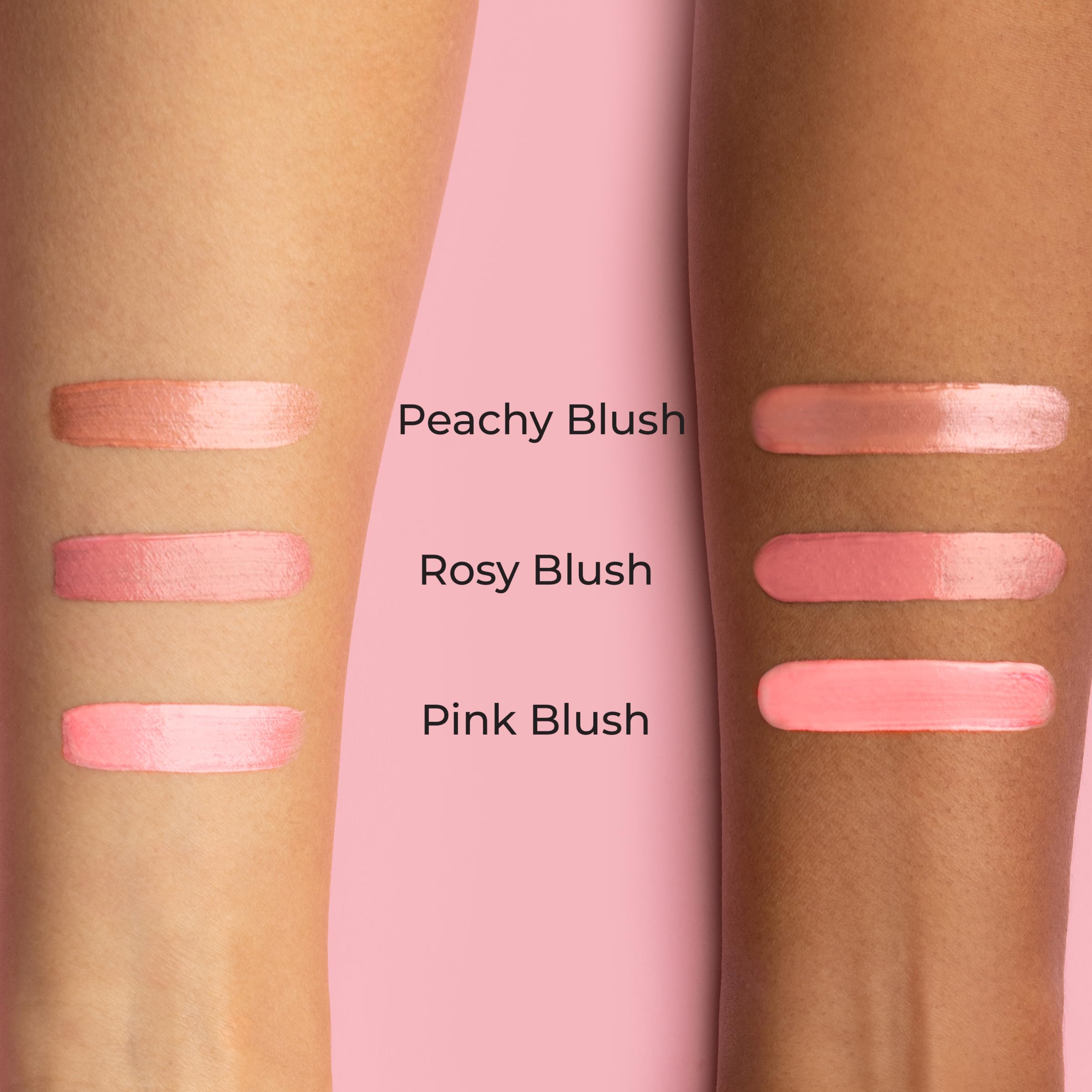 MCoBeauty Super Glow Blush Drops – Rose Pink 2-in-1 Liquid Highlighter & Blush (Hyaluronic Acid)