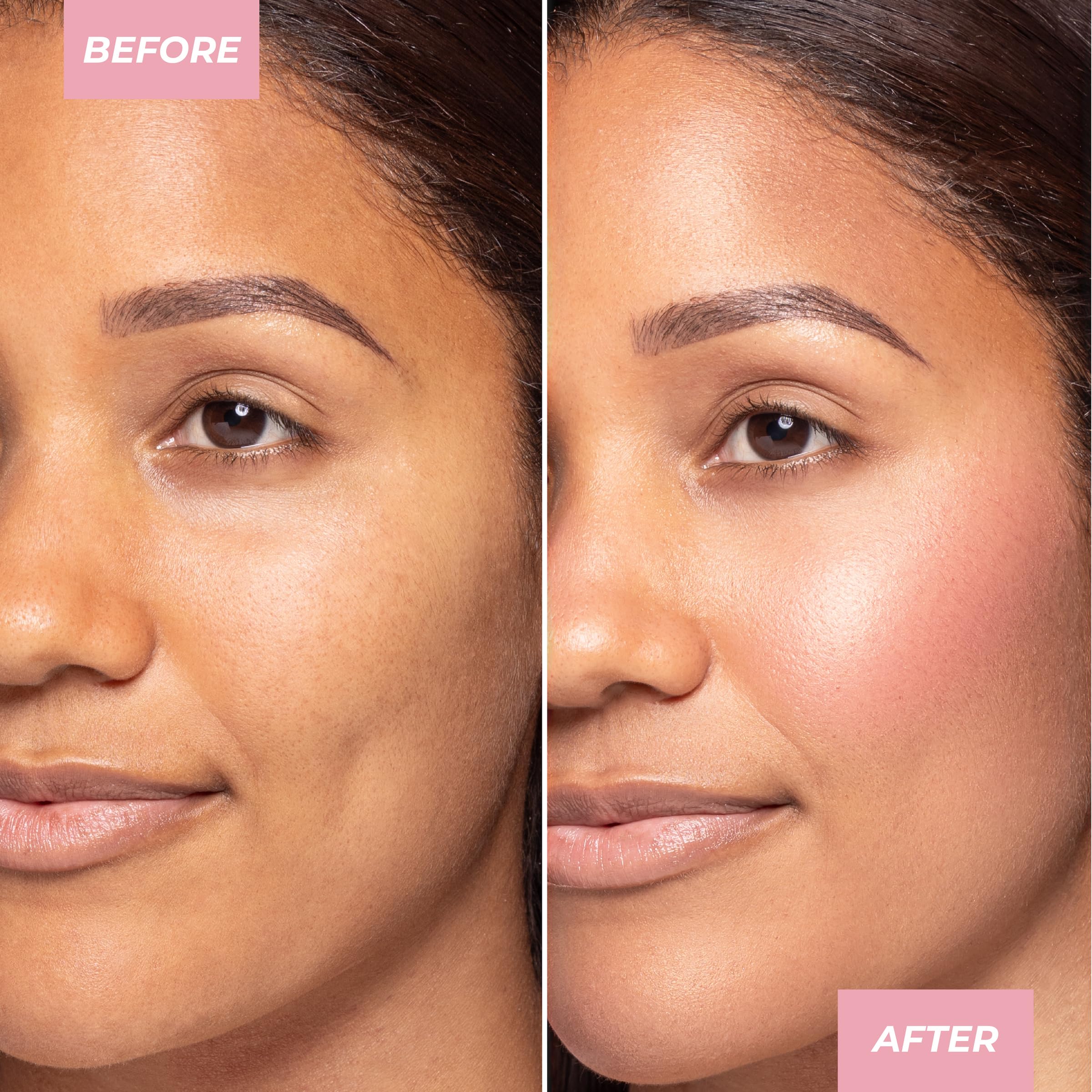 MCoBeauty Super Glow Blush Drops – Rose Pink 2-in-1 Liquid Highlighter & Blush (Hyaluronic Acid)