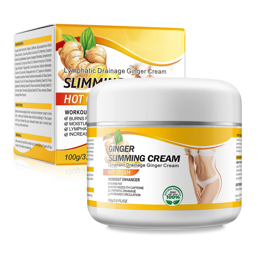 Mcukv Ginger Hot Sweat Enhancer – Firming Body Lotion for Men & Women, Anti-Cellulite & Sculpting