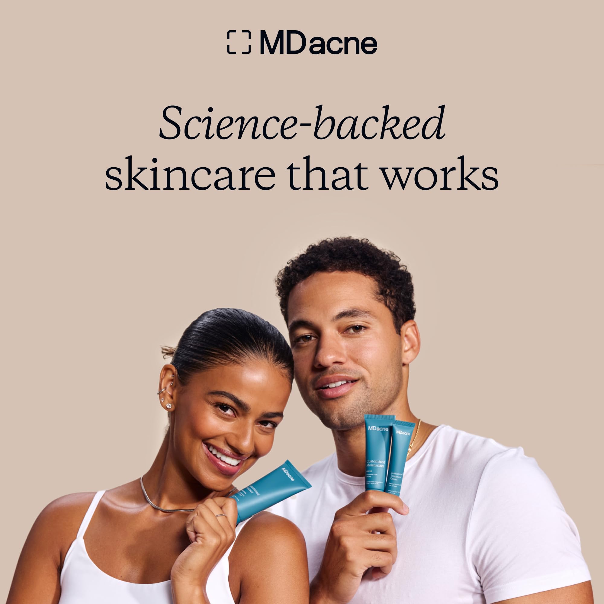 MDacne Shaving Cream for Acne-Prone Skin – Soothing, Oil-Free, Razor Burn & Bump Prevention | Vegan