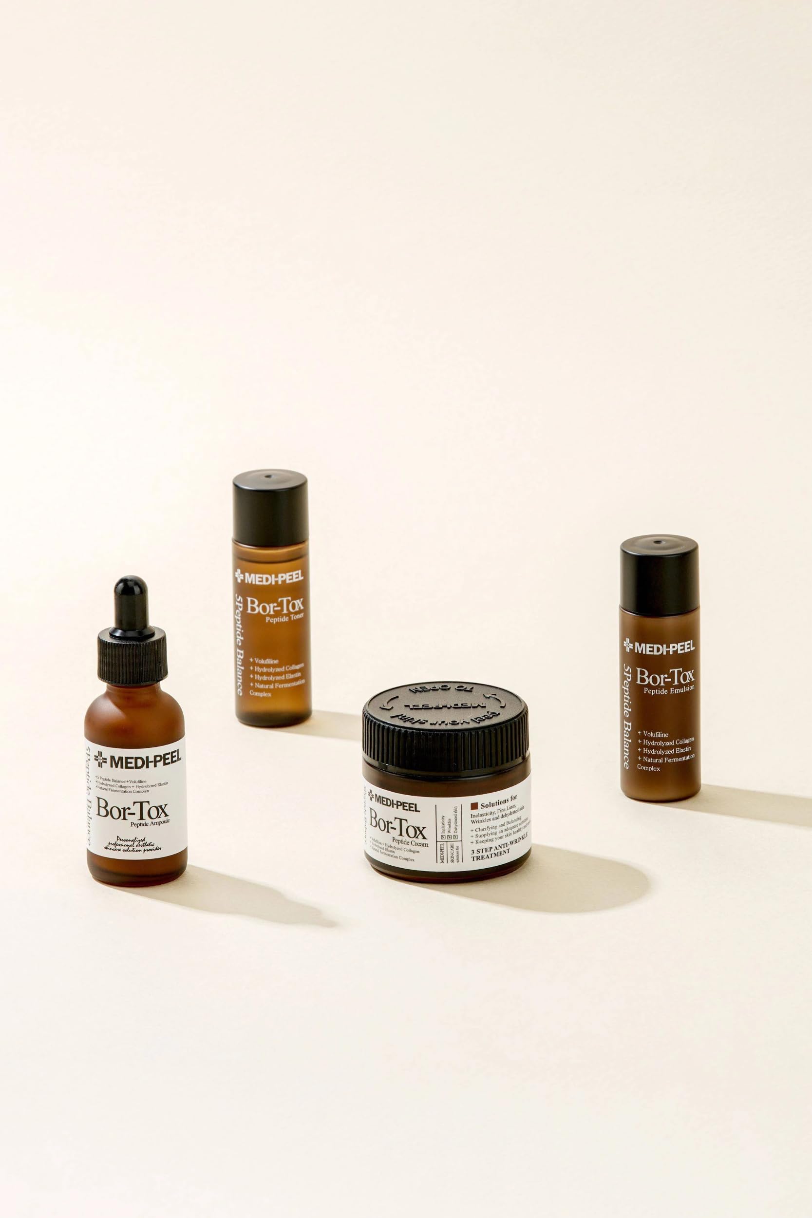 Medi-Peel Bor Tox Multi Care Kit | Peptide Ampoule 30ml, Toner, Emulsion & Cream 50g