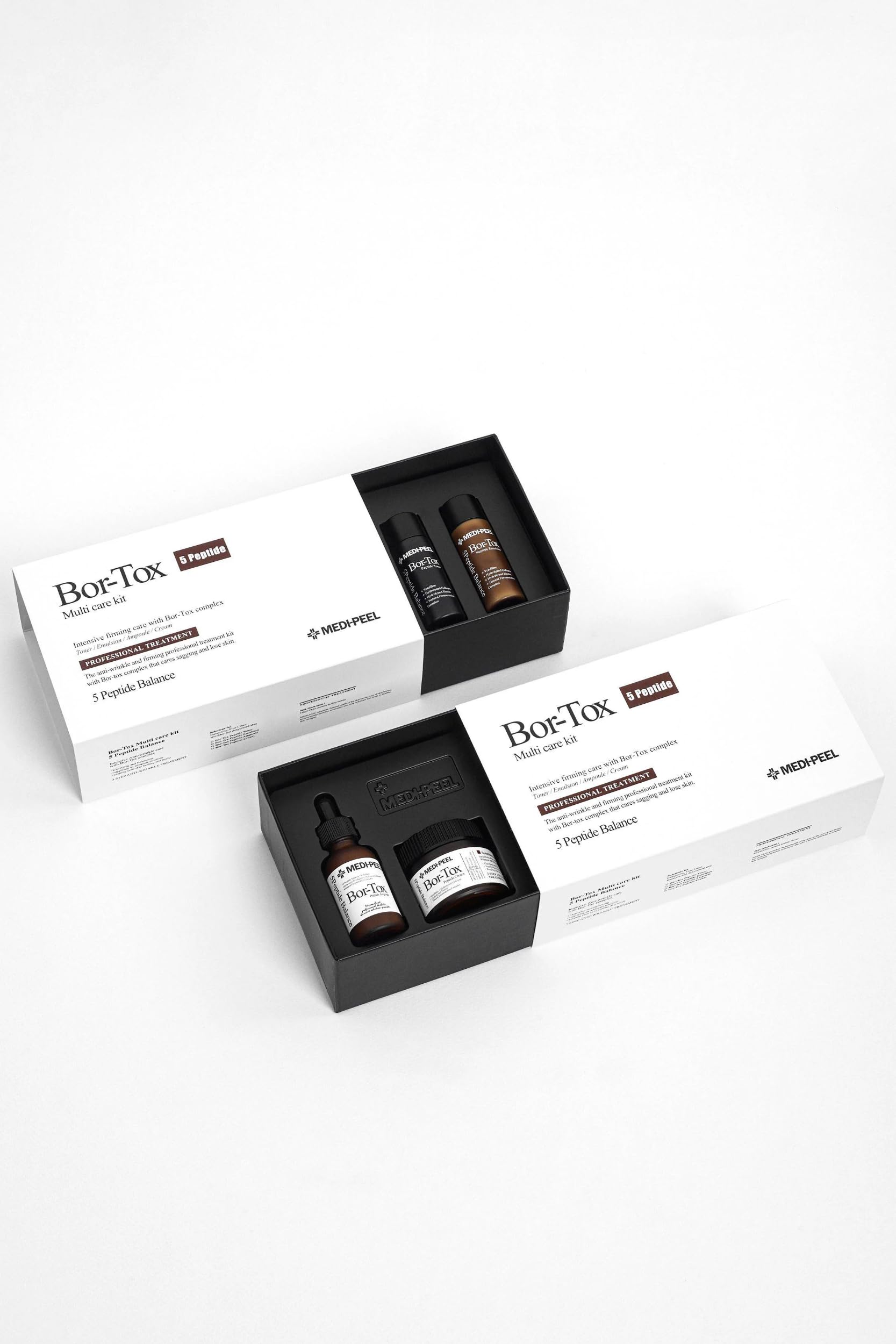 Medi-Peel Bor Tox Multi Care Kit | Peptide Ampoule 30ml, Toner, Emulsion & Cream 50g