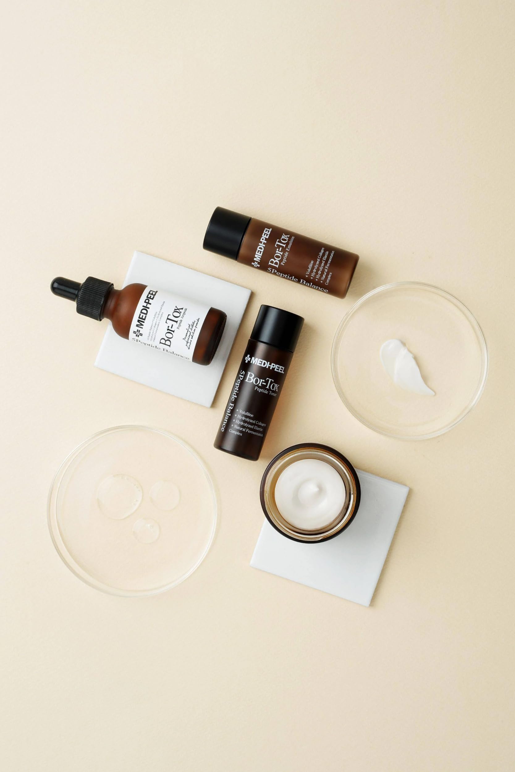 Medi-Peel Bor Tox Multi Care Kit | Peptide Ampoule 30ml, Toner, Emulsion & Cream 50g