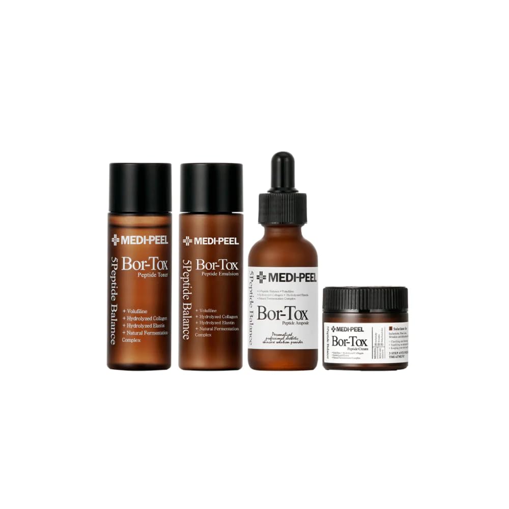 Medi-Peel Bor Tox Multi Care Kit | Peptide Ampoule 30ml, Toner, Emulsion & Cream 50g