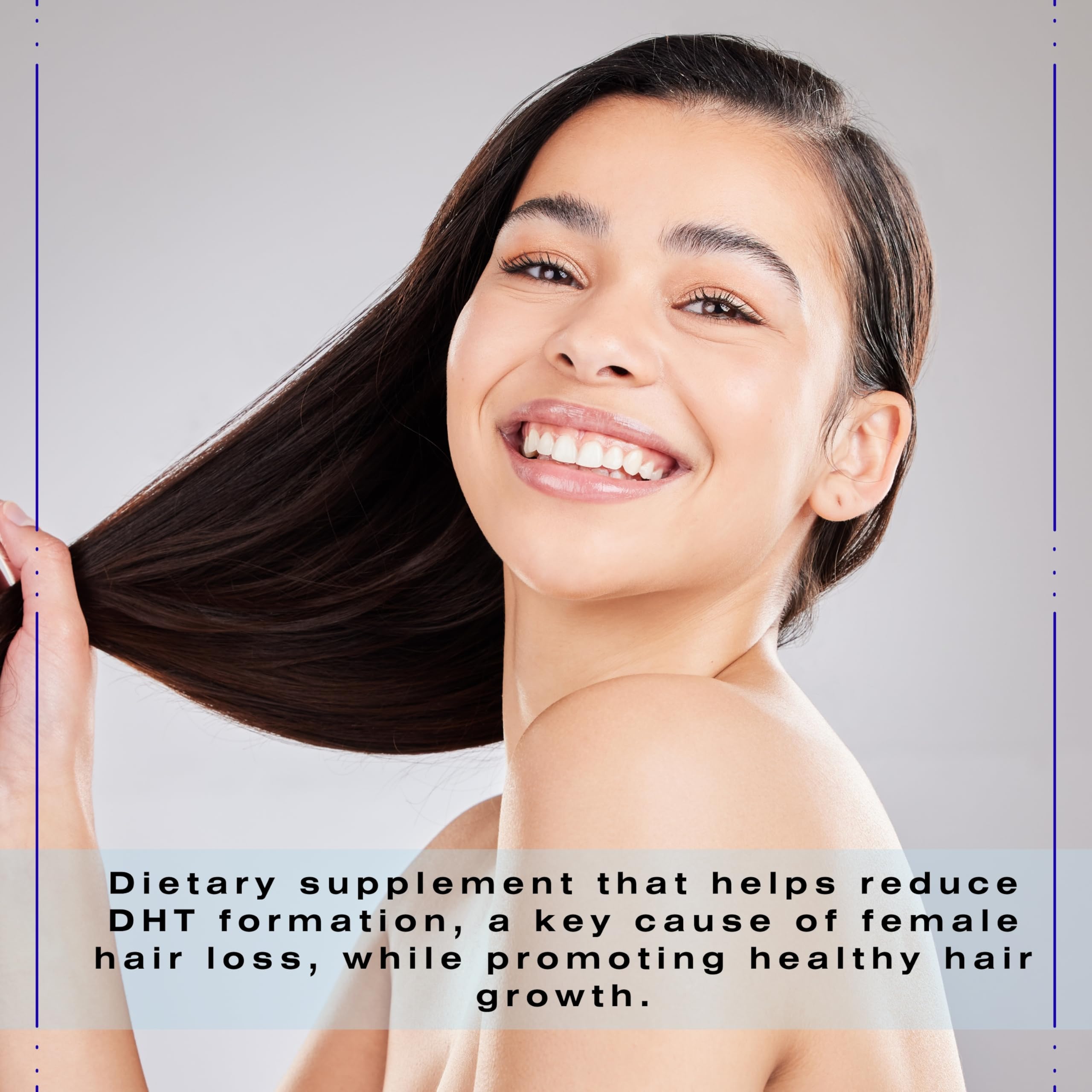 Mediceuticals Therapro HairGain: Natural Phytoflavone DHT-Inhibiting Complex for Hair Health (60 Tablets)