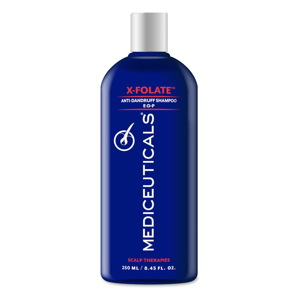 Mediceuticals X-Folate Shampoo – Anti-Dandruff Relief for All Hair Types, 8.45 oz
