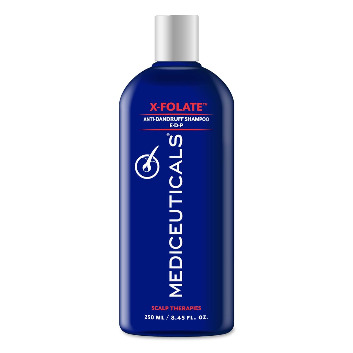 Mediceuticals X-Folate Shampoo – Anti-Dandruff Relief for All Hair Types, 8.45 oz