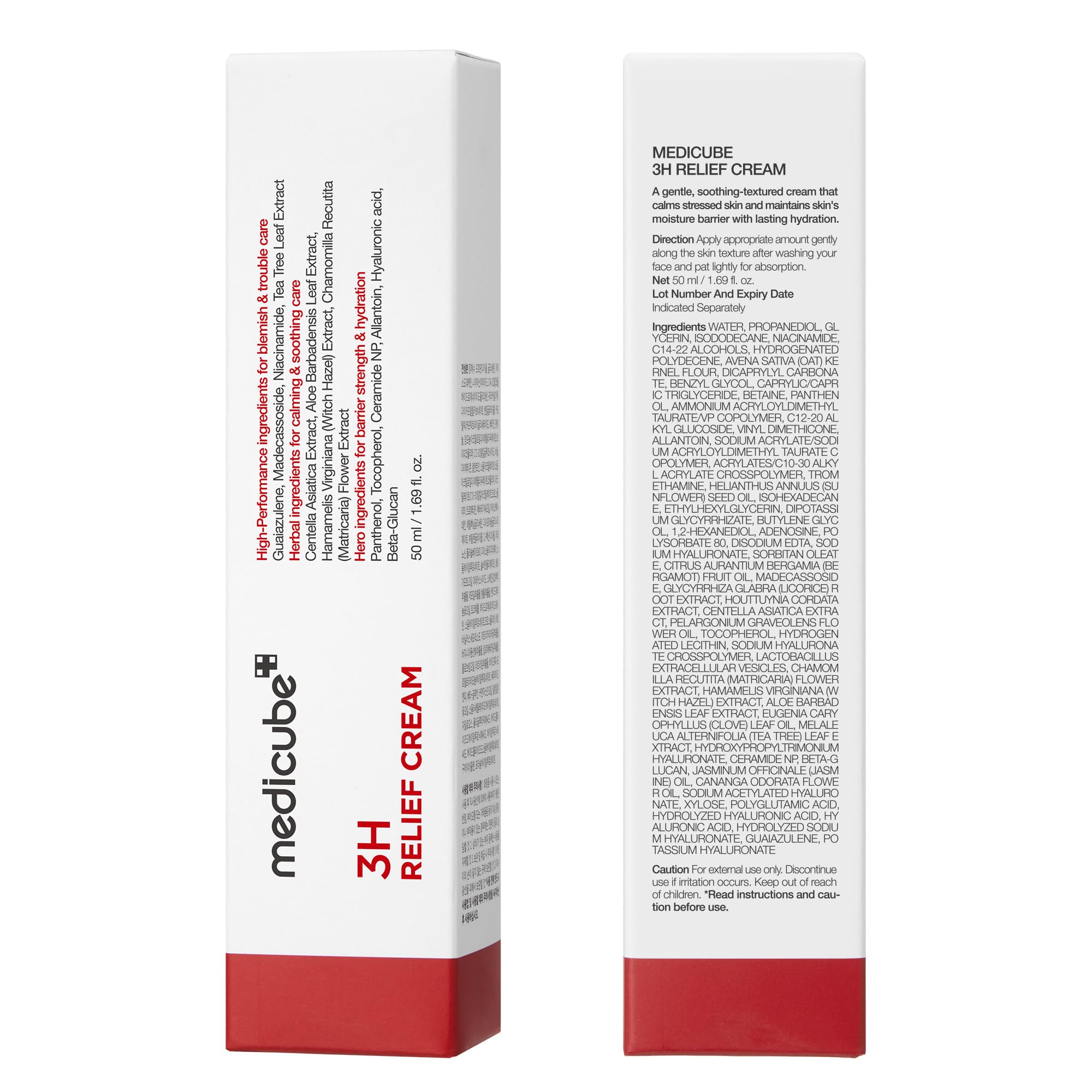 Medicube 3H Daily Relief Cream — Lightweight Hydration for All Skin Types