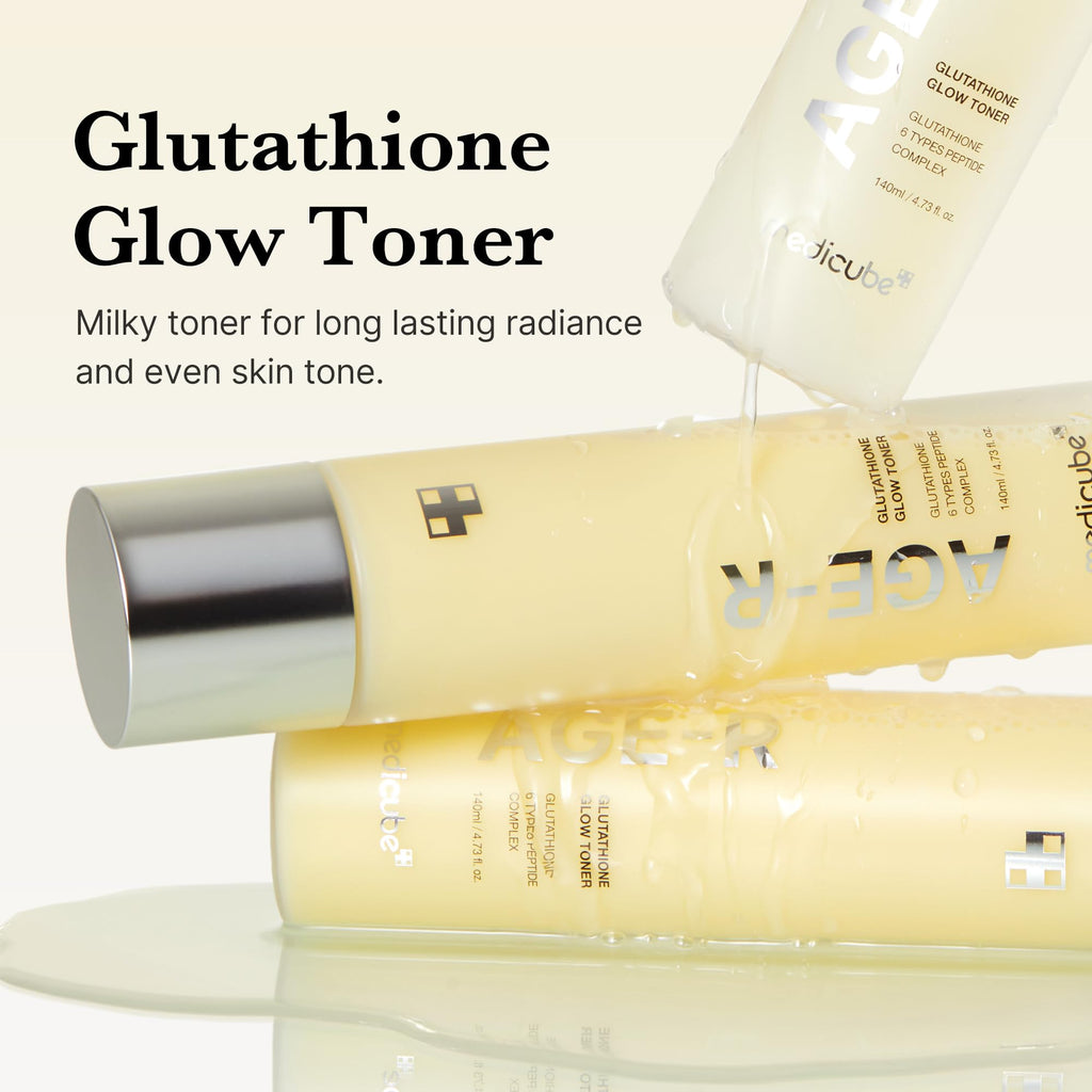 medicube Age-R Glutathione Glow Milky Toner – Glass Skin Hydration & Even Tone