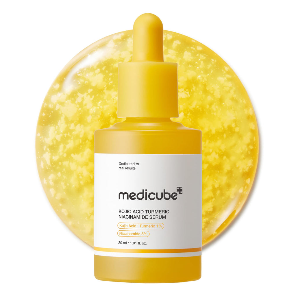 Medicube Kojic Acid Turmeric Capsule Serum for Troubled Skin | Brightening & Hydration | Niacinamide Glow Capsules | 1.01 fl oz