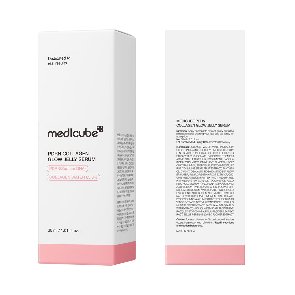 Medicube PDRN Pink Collagen Glow Jelly Serum | Lightweight Water-Jelly for Radiant, Plump Skin