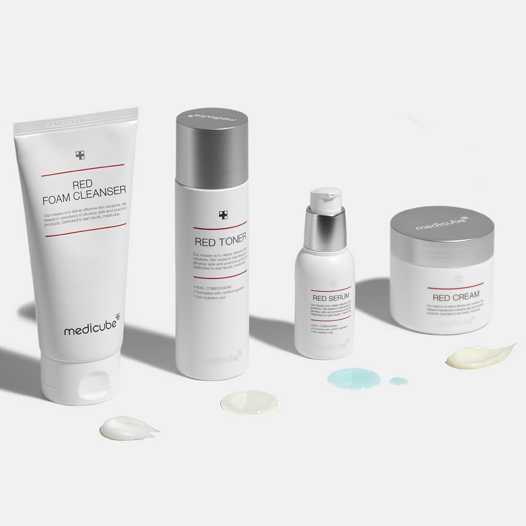 Medicube Red Toner 2.0 – Low-Irritation Toner for Acne-Prone Skin with BHA, Niacinamide & Adenosine