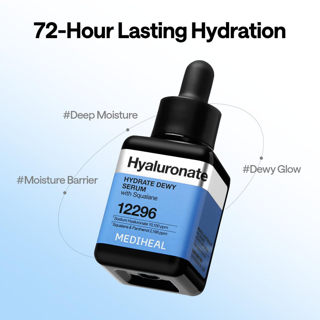Mediheal Hyaluronate Hydrate Dewy Serum 1.35 fl oz – Lasting Hydration & Glass-Skin Glow