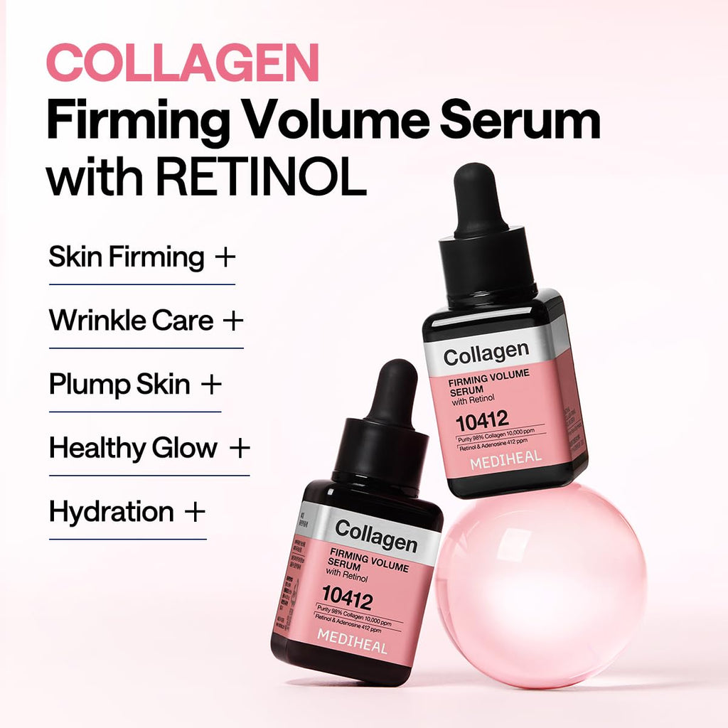 Mediheal Collagen Firming Serum with Retinol – Korean Glass Skin & Hydration