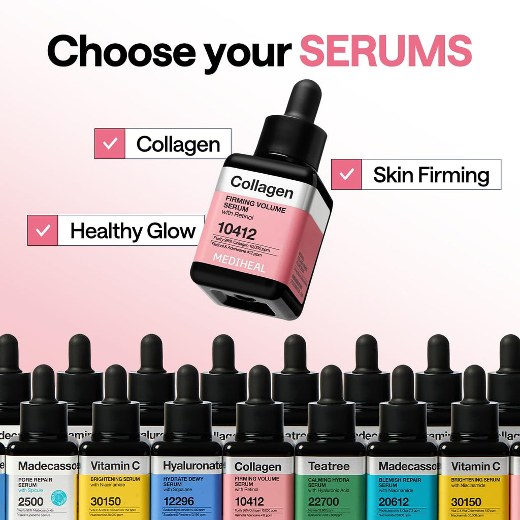 Mediheal Collagen Firming Serum with Retinol – Korean Glass Skin & Hydration