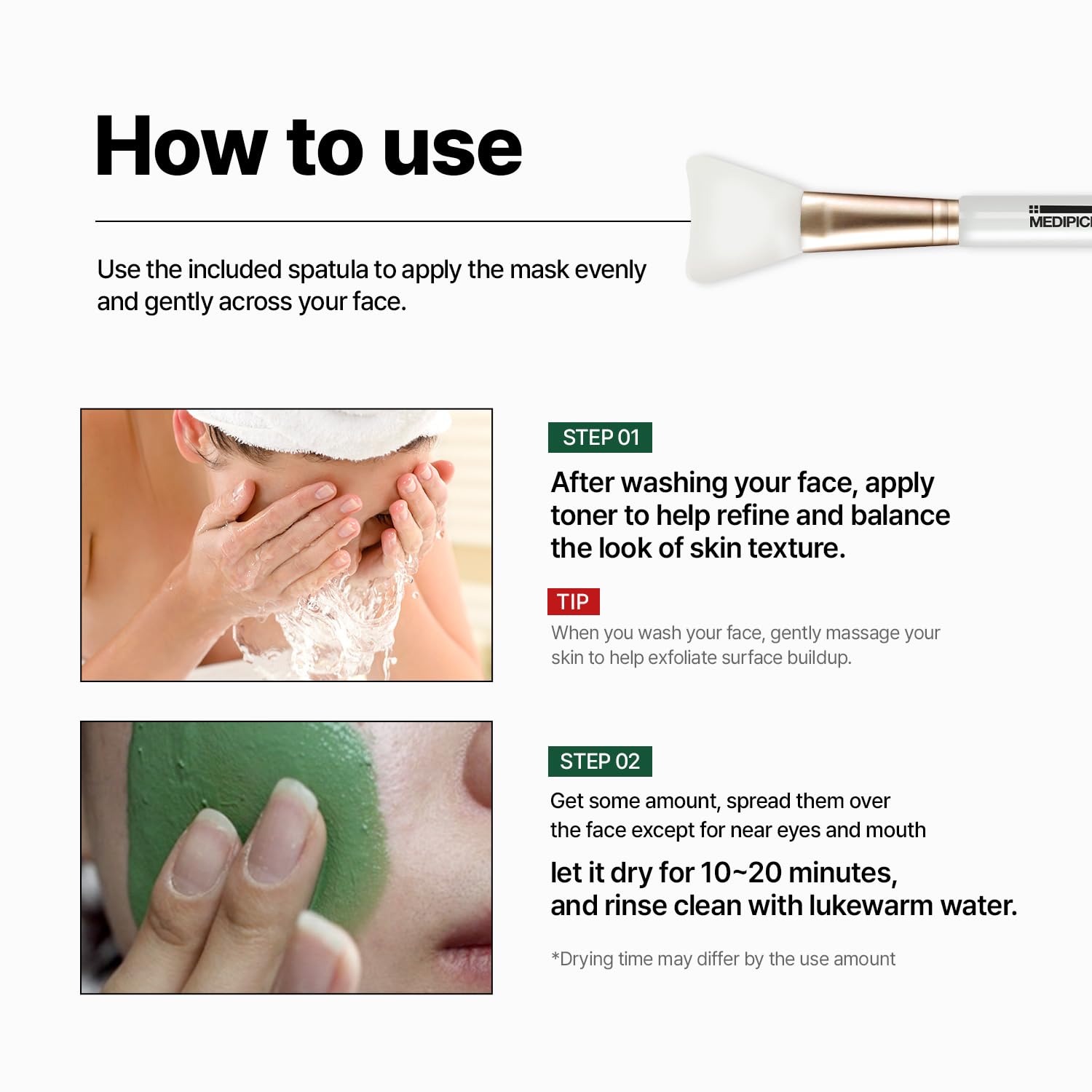 MEDIPICKME Korean Bentonite Clay Mask for Pores & Oil Control – Deep Cleansing