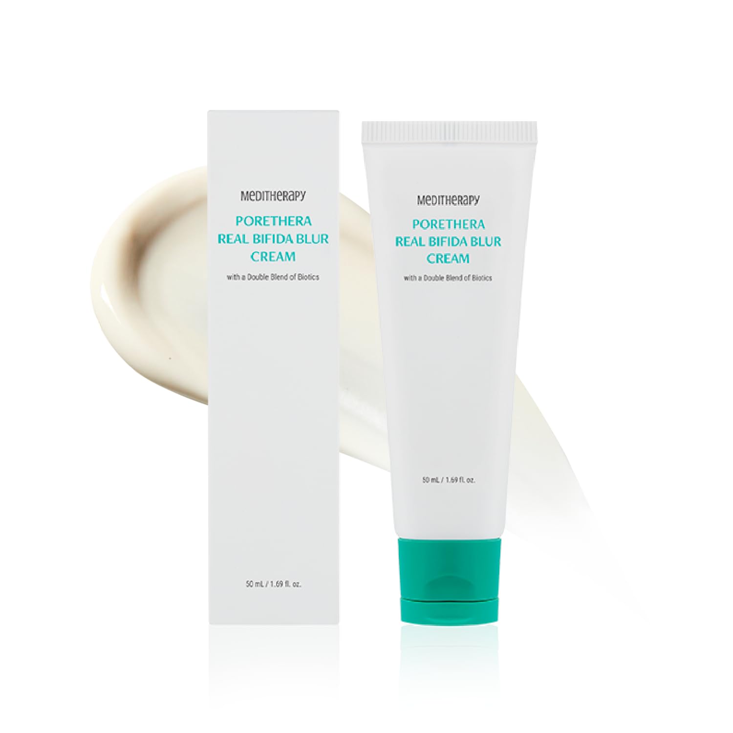 MEDITHERAPY Porethera Real Bifida Blur Cream | Korean Face Moisturizer & Pore Minimizer 1.69 fl oz