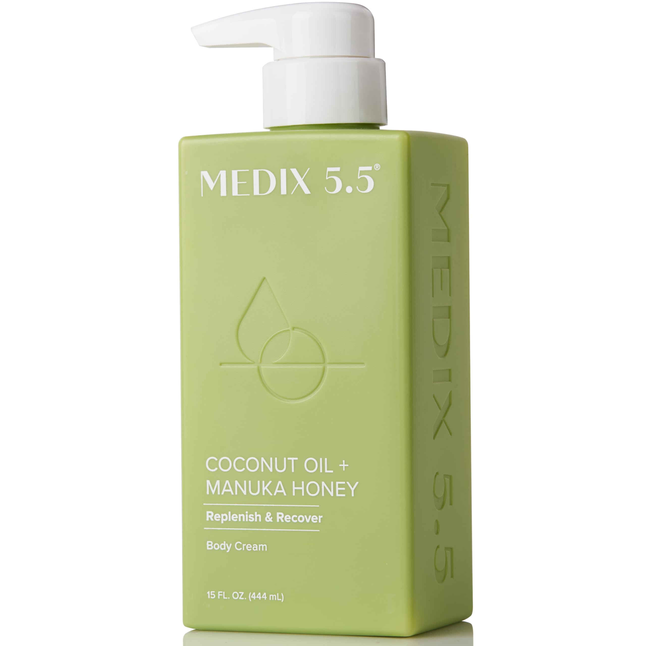Medix 5.5 Coconut Oil + Manuka Honey Body Cream | Hydrating Moisturizer 15 fl oz